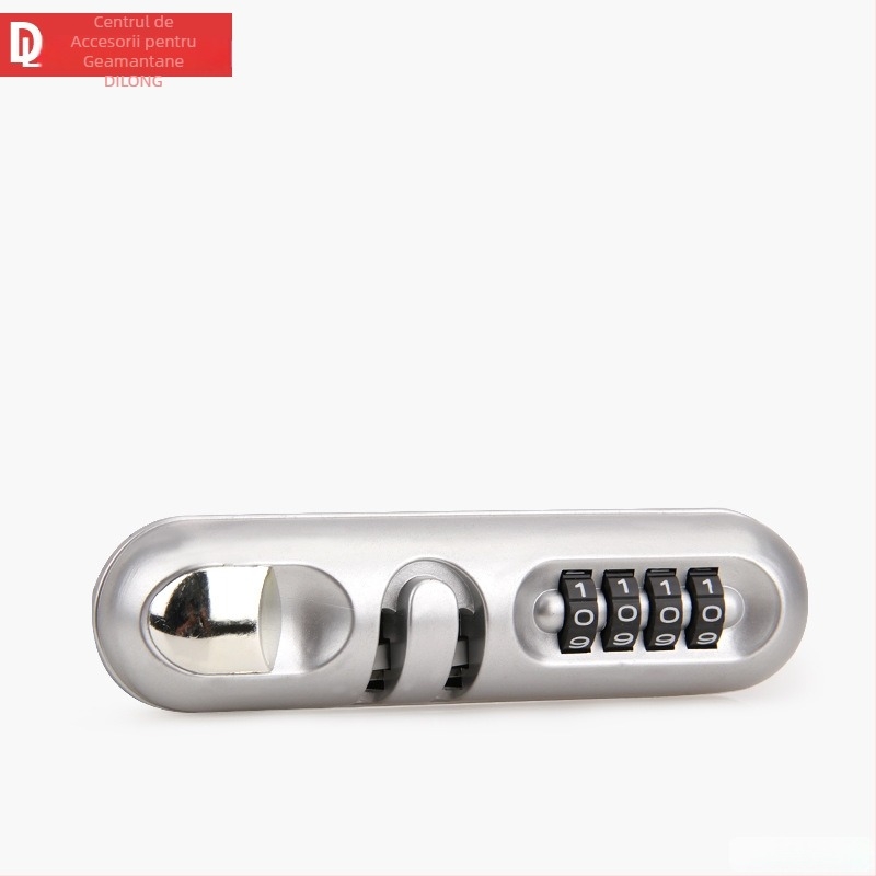 Lacăt pentru bagaje S006 din aliaj de zinc, tip lacăt-cutie, rezistent la apă, accesoriu pentru bagaje