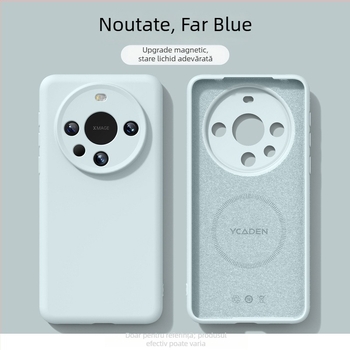 Husă de telefon pentru Huawei Mate80 Pro - Suport magnetic, Rezistență la cădere, Silicon lichid (Material: Silicon lichid; Compatibilitate: Huawei Mate80 Pro; Finisaj pulverizat)