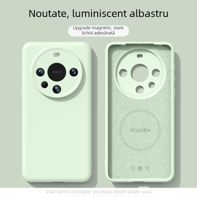 Husă de telefon pentru Huawei Mate80 Pro - Suport magnetic, Rezistență la cădere, Silicon lichid (Material: Silicon lichid; Compatibilitate: Huawei Mate80 Pro; Finisaj pulverizat)