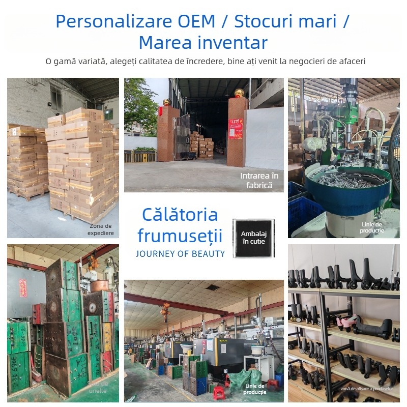Roată universală pentru bagaje – silențioasă, rezistentă la uzură, rulment TPE, carcasă PP, braț PA (pentru înlocuire)