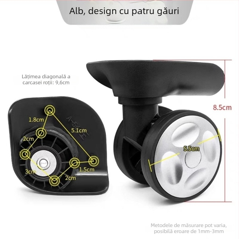 Set de roți pentru bagaje — roți universale, roți pentru valize, accesorii pentru bagaje; Brand: Other, Material: 20213, An/Sezon de lansare: Primăvara 2025, Categorie: accesorii pentru bagaje