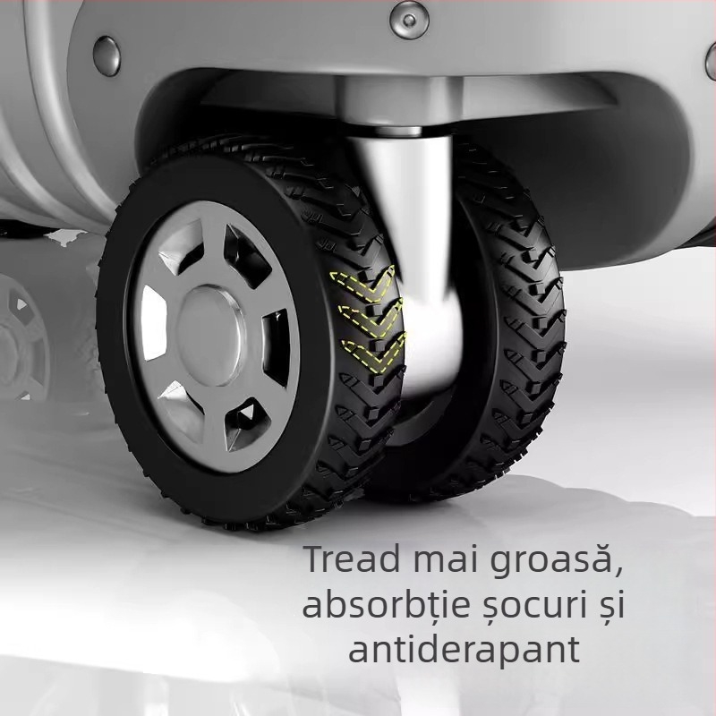 Acoperire roții bagajului — protecție din cauciuc pentru roțile de valize, înlocuire roată universală silențioasă, inel siliconic accesorii, ABS material, lansare primăvara 2025