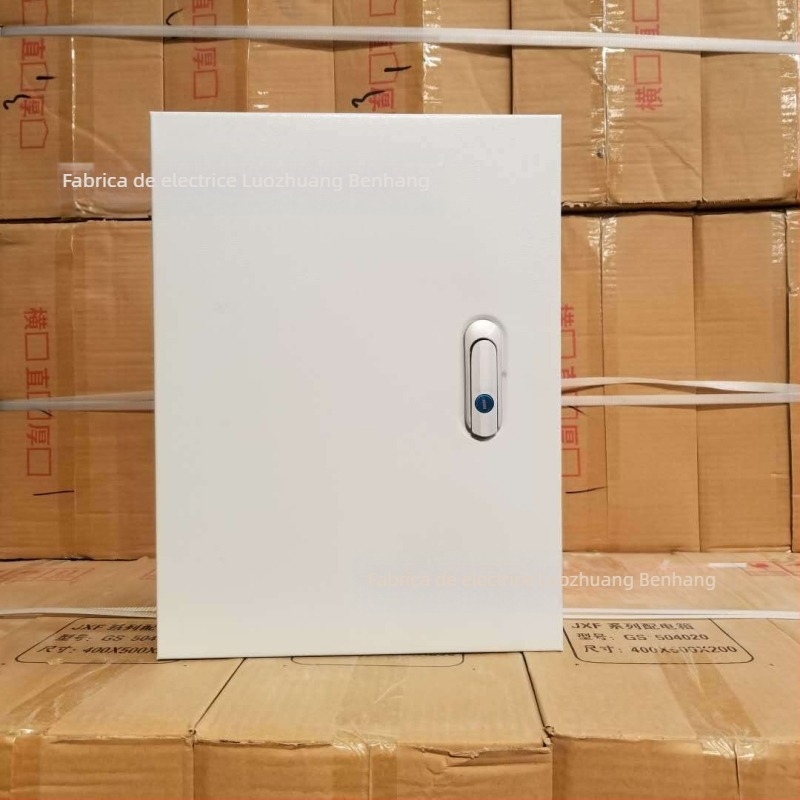 JXF1 Cutie de control montată pe perete pentru distribuție electrică, montaj pe suprafață, oțel laminat la rece, IP35, 1–6 circuite