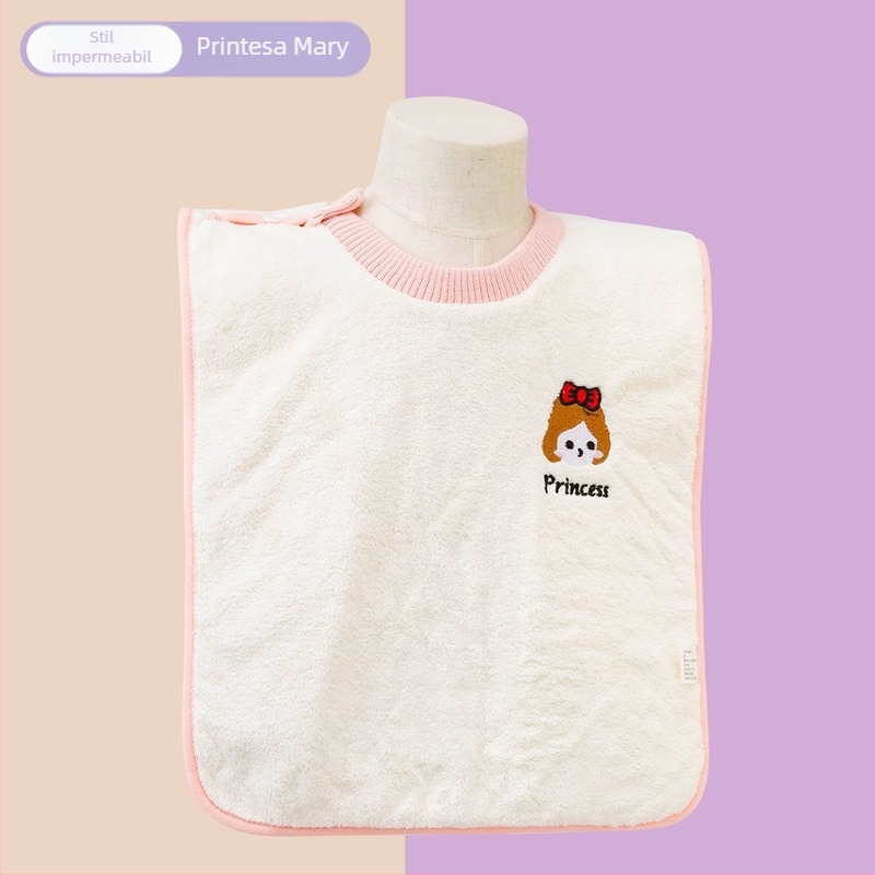 Prosop de spălat pentru bebeluși din catifea coral, model desen animat, brodat, pentru sugari, 80-100 g