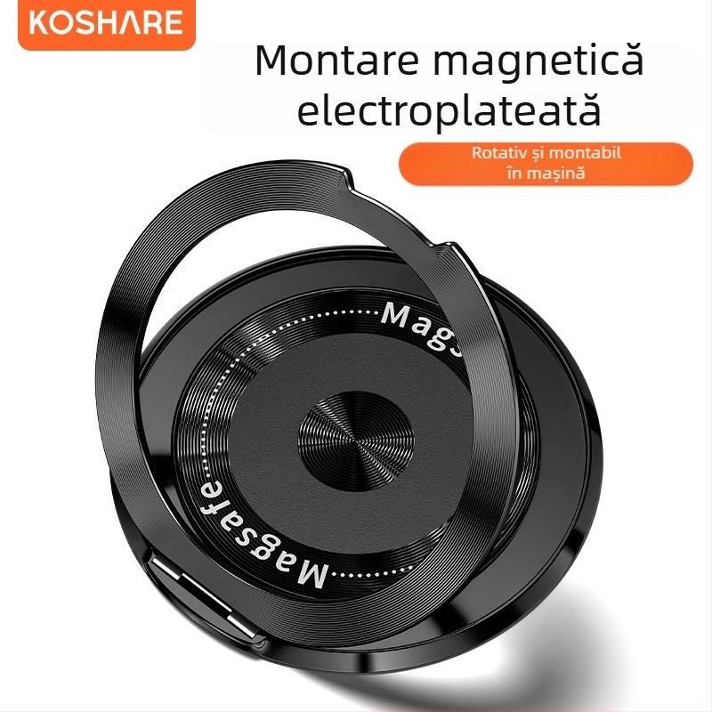 Suport pliabil pentru telefon cu aspirație magnetică, fixare cu adeziv, anti-șoc, construcție din metal și plastic, personalizabil, pentru mașină, birou și casă