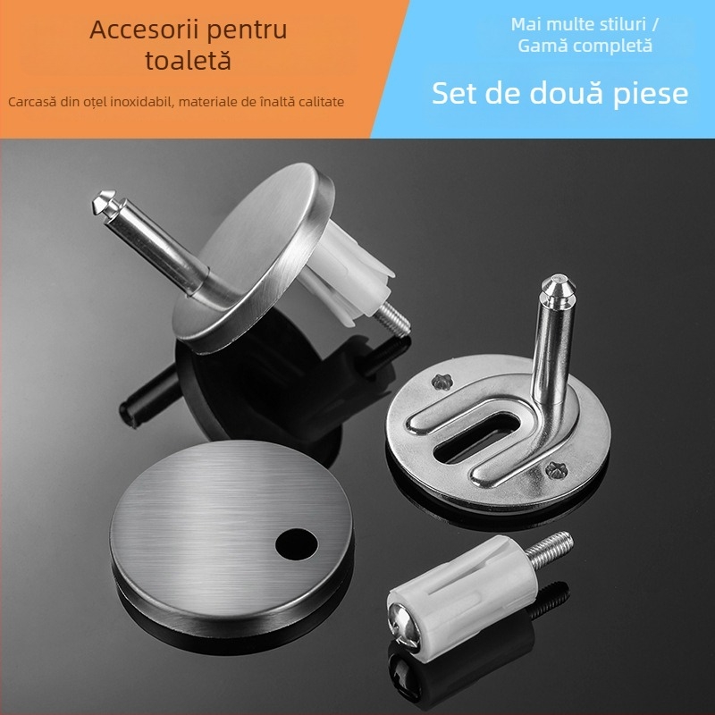 XQ Șuruburi pentru capacul de toaletă | oțel inoxidabil 304 | șurub pentru capac | montaj manual | ștanțare
