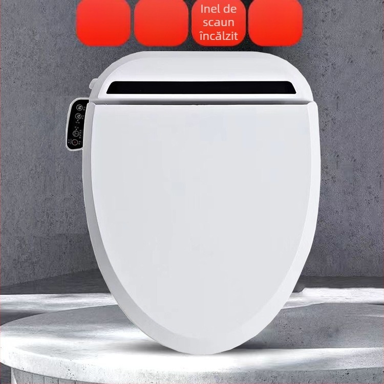 LB-302C Capac inteligent de toaletă cu bidet și uscare automată – material PP, încălzire instantă, reglare temperatură apă, încălzire șezut