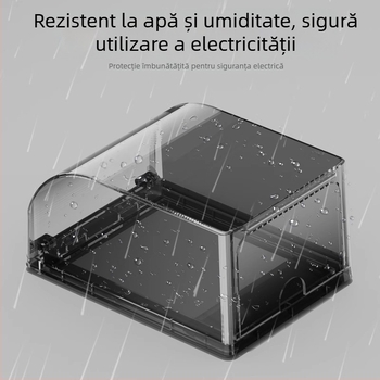 Capac impermeabil de tip 86, detașabil, pentru priză din baie și întrerupătorul boilerului