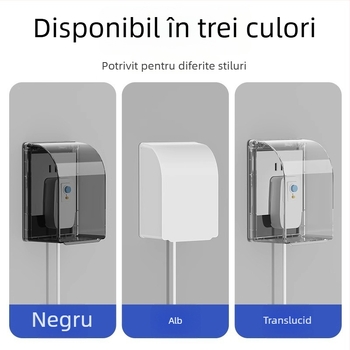 Capac impermeabil de tip 86, detașabil, pentru priză din baie și întrerupătorul boilerului