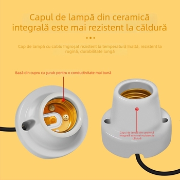 Lampă de creștere pentru pui cu termostat automat pentru temperatură constantă în cutie de creștere