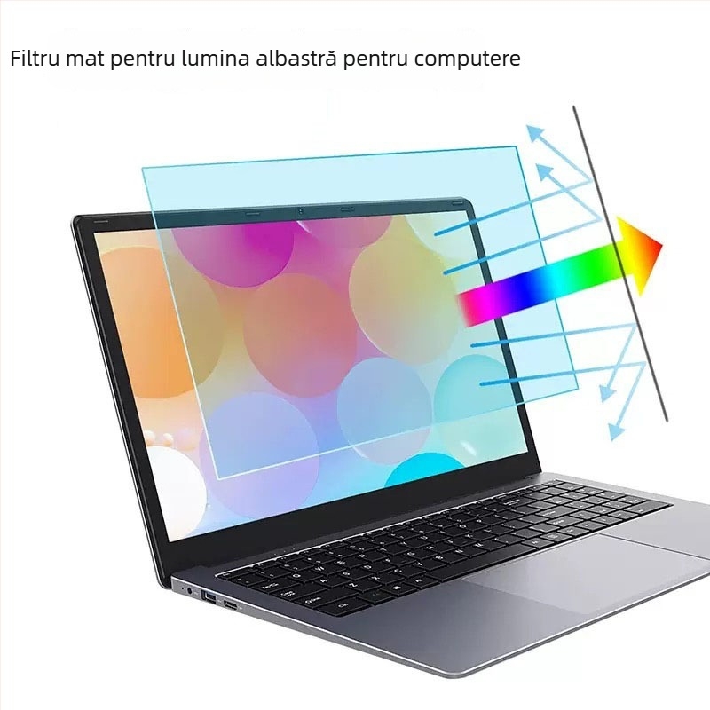 Film de protecție a intimității pentru MacBook Air, fixare completă, protecție 360° pe patru laturi, PET cu trei straturi