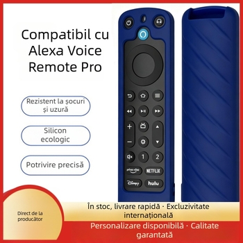 Hongyo husă protectoare din silicon pentru telecomandă Alexa Voice Remote Pro, rezistentă la căderi