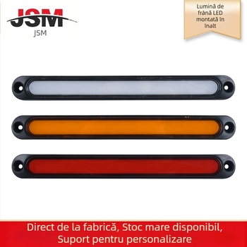 Lampa LED spate pentru camioane, 15-LED ghid de iluminare pentru frână, 24V, 5W, 6000K