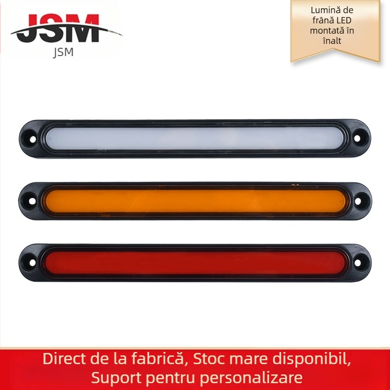 Lampa LED spate pentru camioane, 15-LED ghid de iluminare pentru frână, 24V, 5W, 6000K