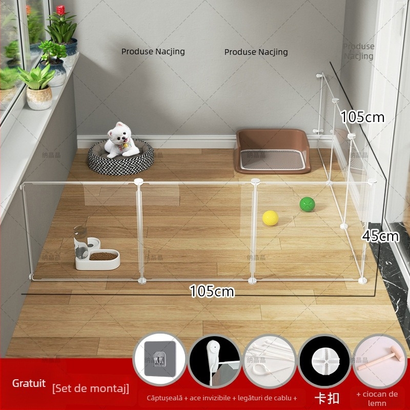 Gardă interioară modulară pentru câini (Material: Alte; Origine: Alte; Pentru: Câini)