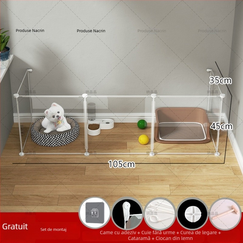 Gardă interioară modulară pentru câini (Material: Alte; Origine: Alte; Pentru: Câini)