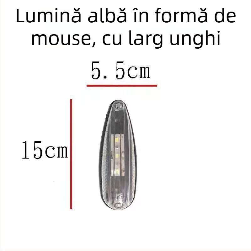 Lampă LED de colț pentru camioane 24V — 5W, LED astigmatism, durată de viață 20.000 h (Model: Lampă de colț cu bază moale LED)