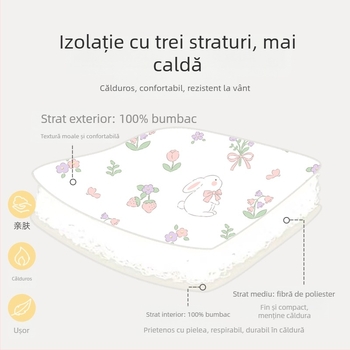 Pantaloni termici unisex din bumbac pentru iarnă, talie medie, 100% bumbac, siguranță Clasa A, cu etichetă de agățare
