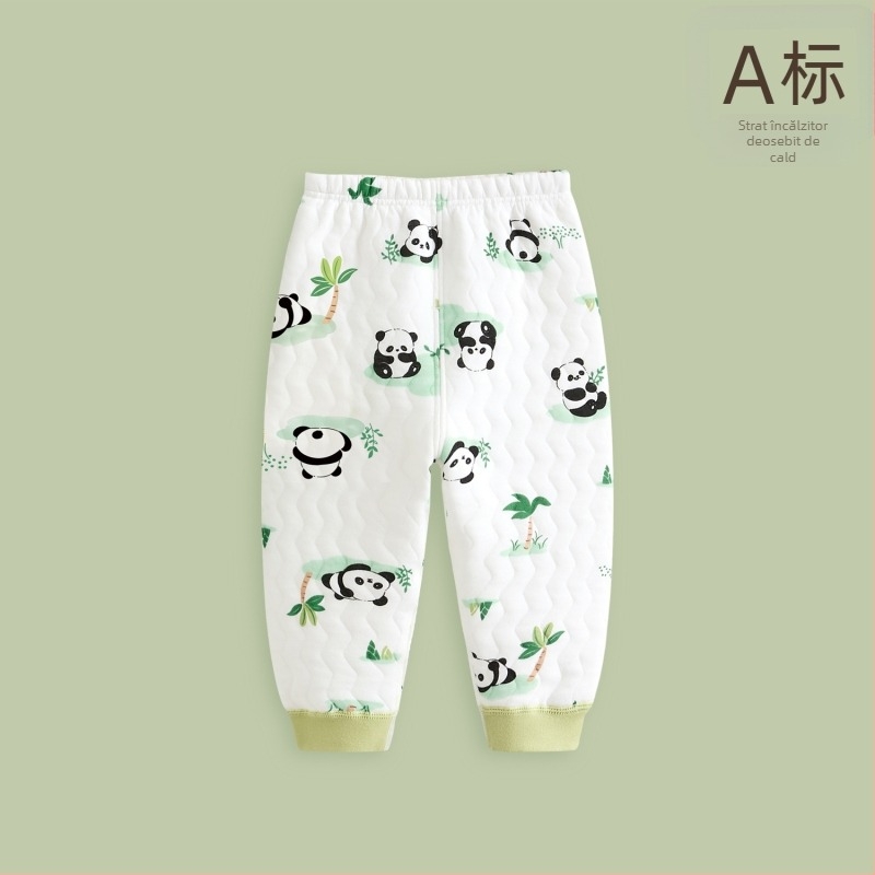 Pantaloni termici unisex din bumbac pentru iarnă, talie medie, 100% bumbac, siguranță Clasa A, cu etichetă de agățare