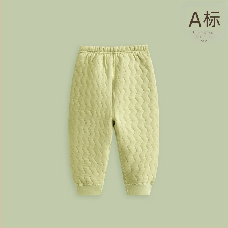 Pantaloni termici unisex din bumbac pentru iarnă, talie medie, 100% bumbac, siguranță Clasa A, cu etichetă de agățare