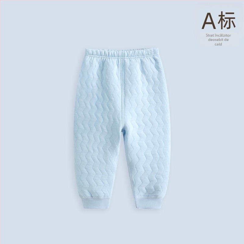 Pantaloni termici unisex din bumbac pentru iarnă, talie medie, 100% bumbac, siguranță Clasa A, cu etichetă de agățare