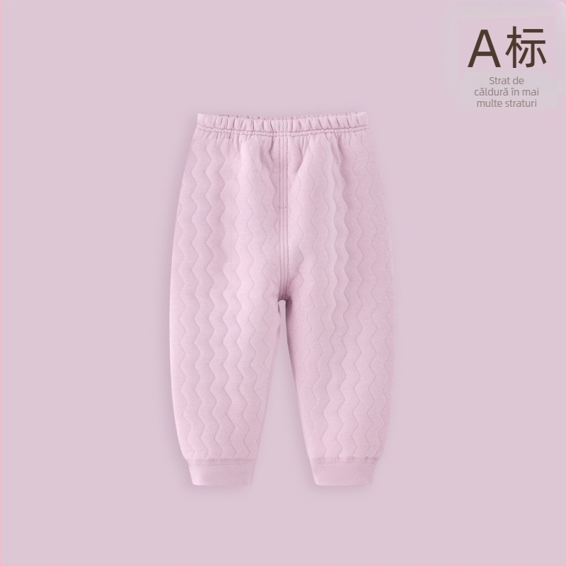 Pantaloni termici unisex din bumbac pentru iarnă, talie medie, 100% bumbac, siguranță Clasa A, cu etichetă de agățare