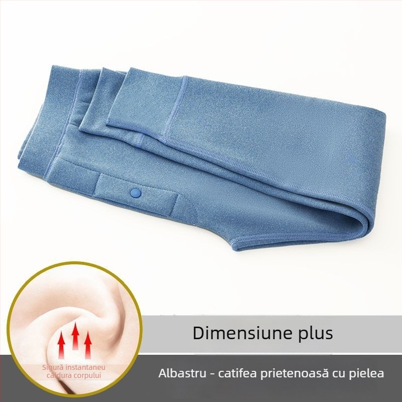 Colanți lungi de iarnă pentru băieți, căptușiți cu fleece, talie înaltă, poliester gros, pentru copii peste 8 ani (peste 140 cm)