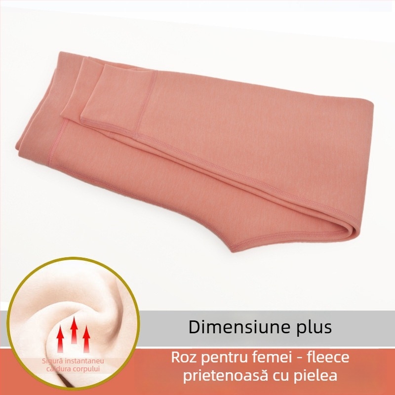 Colanți lungi de iarnă pentru băieți, căptușiți cu fleece, talie înaltă, poliester gros, pentru copii peste 8 ani (peste 140 cm)