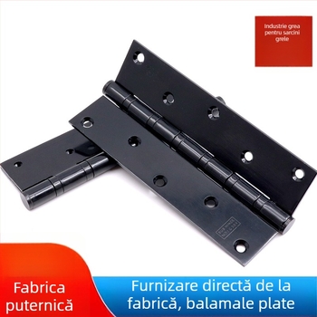 Balama de ușă cu rulmenți, oțel inoxidabil, finisaj lucios/placare, design îngroșat, stil modern minimalist