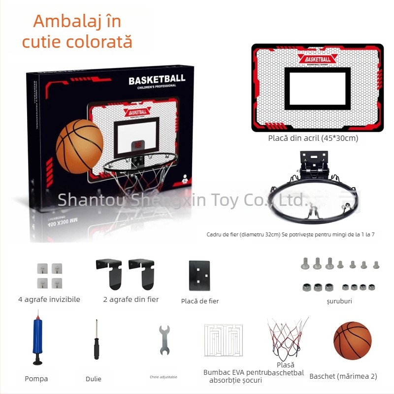 Coș de baschet pentru copii din fontă, pentru interior și exterior – 1,8 kg, Sheng Xinda