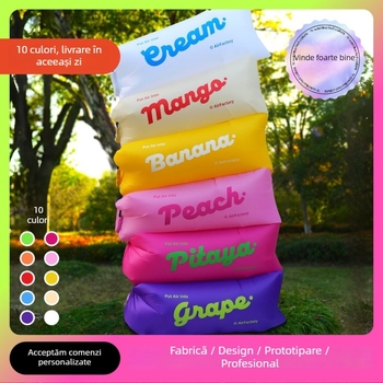 Canapea gonflabilă de exterior, suprafață din pânză Oxford, greutate 700 g, capacitate de încărcare 200 kg, portabilă pentru camping, brand one-half