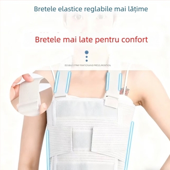 Centură de fixare a fracturii de coaste pentru reabilitare după operația la torace și inimă, curea toracică pentru coloana toracică, orteză de corecție valgus, protector de talie