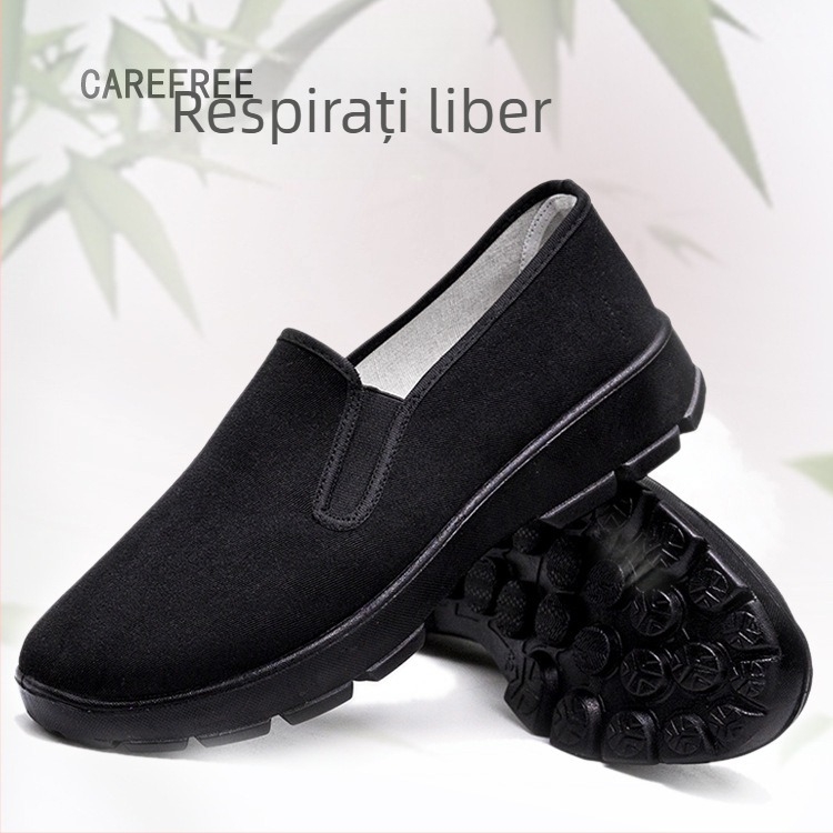 Pantofi bărbați pentru utilizare zilnică: exterior din plasă respirabil, vârf rotund, talpă din plastic injectat, talpă antiaderentă, căptușeală textilă