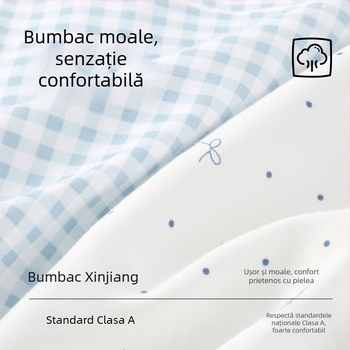 Lenjerie intimă din bumbac pentru femei, antibacteriană 10A, croială cu crotch extins, fără strângere, imprimeu floral, respirabil, boxeri pentru femei