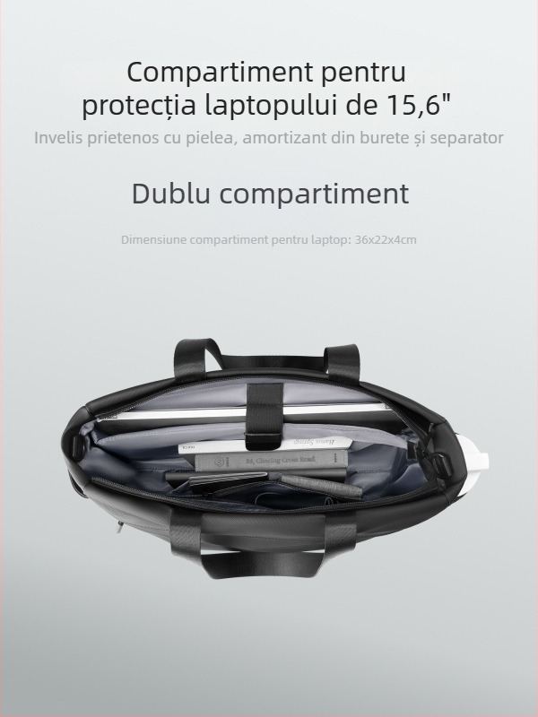 Marco laiden geantă de laptop pentru bărbați din Oxford — rezistentă la uzură, antișoc, stil urban minimalist, căptușeală poliester, vară 2025