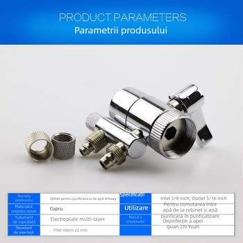Amway valvă pentru purificatorul de apă, cupru pur, model 39, separator de apă