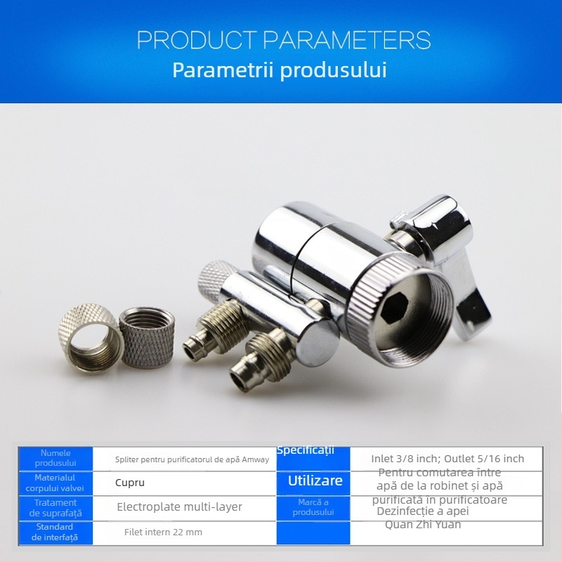 Amway valvă pentru purificatorul de apă, cupru pur, model 39, separator de apă