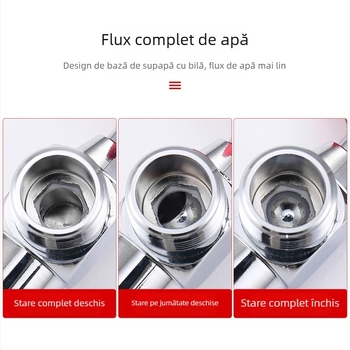 Supapă unghiulară, oțel inoxidabil 304, instalare rotativă, pentru sistem de apă caldă, greutate netă 150 g