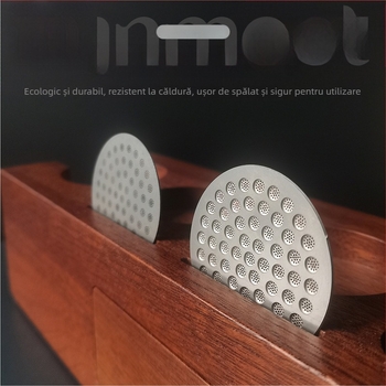 Filtru din oțel inoxidabil pentru mașina de cafea – plasă de filtrare din oțel 304, stil modern minimalist, potrivit pentru cafenea, restaurant, bar