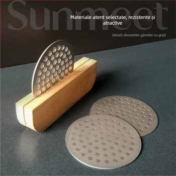 Filtru din oțel inoxidabil pentru mașina de cafea – plasă de filtrare din oțel 304, stil modern minimalist, potrivit pentru cafenea, restaurant, bar