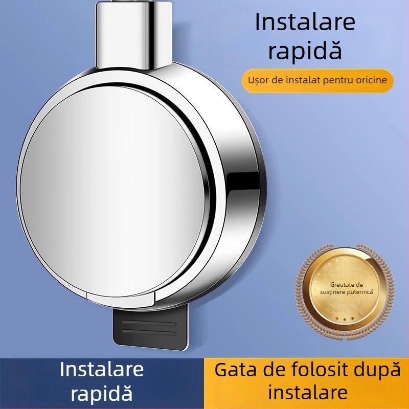 Suport pentru cap de duș - ABS, instalare prin ventuză, model K1, stil modern minimalist