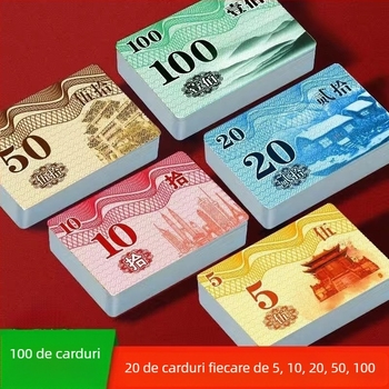 Carduri cu cip melamină, impermeabile, pentru şah și săli de jocuri, groase