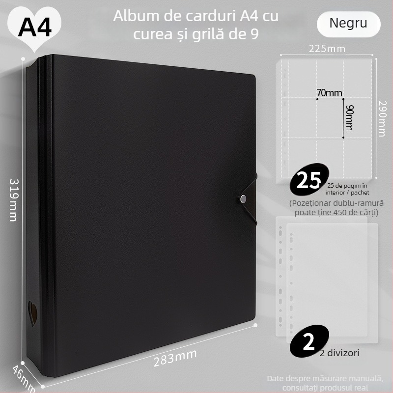 Album foto cu pagini detașabile pentru copii, copertă PP, logo imprimat, personalizare procesare