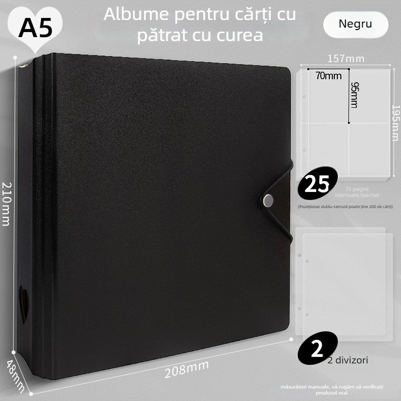 Album foto cu pagini detașabile pentru copii, copertă PP, logo imprimat, personalizare procesare