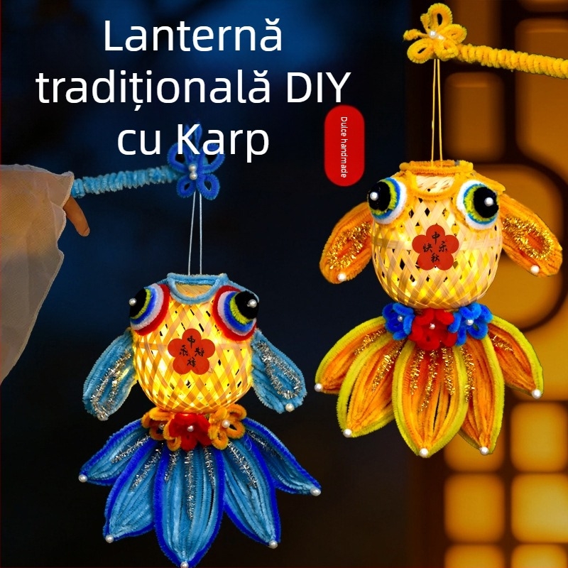 Fanar Fat Dragon: Motiv koi pește, formă neregulată, DIY, stil clasic