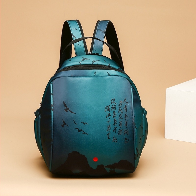 Rucsac urban din nylon pentru femei, design chest-bag, Zhongzhuo — nylon, fermoar, buzunar pentru telefon, căptușeală poliester