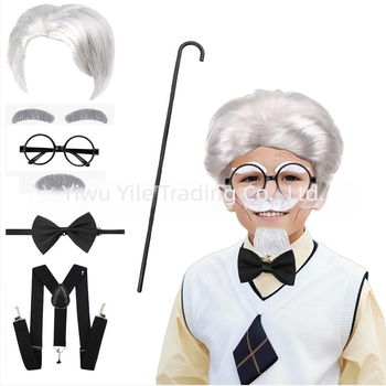 Perucă cosplay - Țesută integral manual, Material păr: K silk / p silk, Nu se poate perma sau vopsi, Pentru spectacole