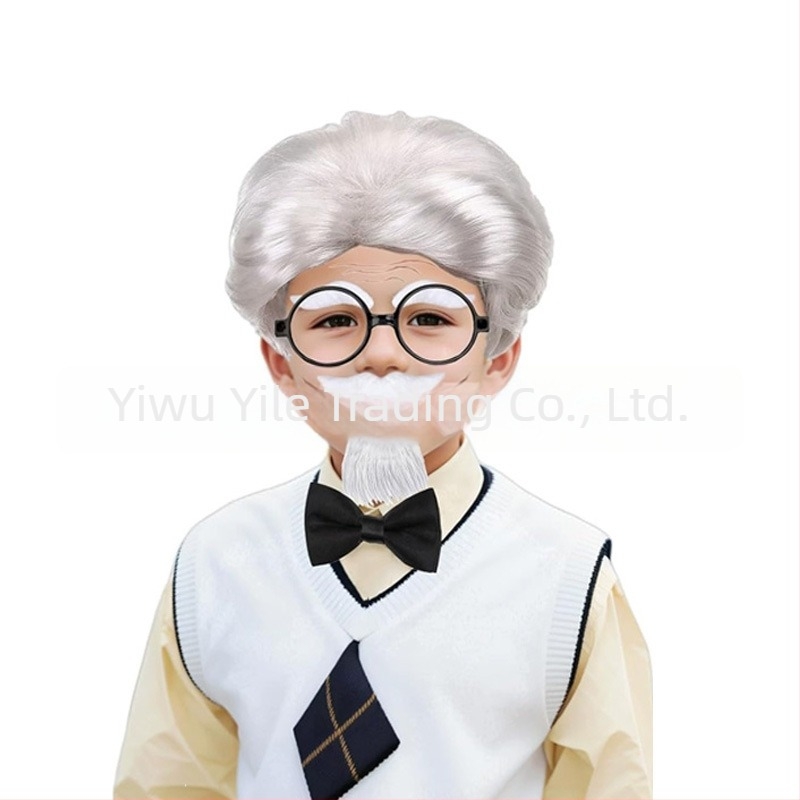 Perucă cosplay - Țesută integral manual, Material păr: K silk / p silk, Nu se poate perma sau vopsi, Pentru spectacole