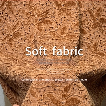 Top de damă din dantelă, guler semiînalt, din nailon, croială slim, mâneci lungi, model cu plasă, toamnă 2024