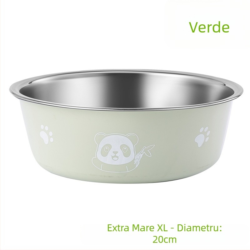 Mengdi oțel inoxidabil – bol pentru animale de companie cu bază anti alunecare, bol pentru câine și pisică, origine Taizhou, Zhejiang